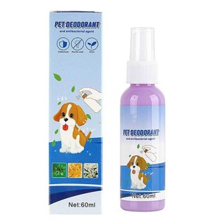 60ml Xịt Khử Mùi Cho Thú Cưng Mùi Nước Tiểu Xịt Khử Mùi Cơ Thể Mèo Và Chó Khử Mùi Không Khí Tươi