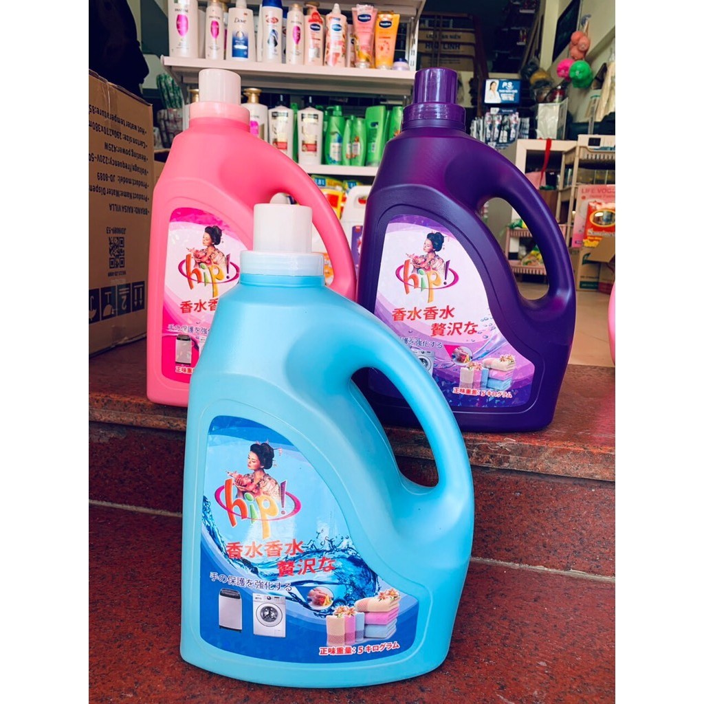 NƯỚC GIẶT HIP CAN 5L - XANH