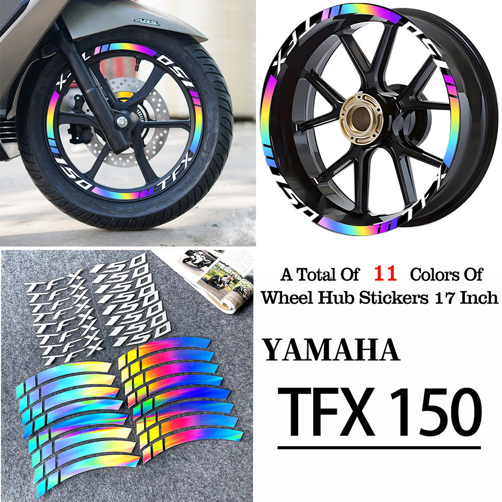 Yamaha TFX 150 Dán Phản Quang Bánh Xe Hub Chống Thấm Nước Đề Can Vành Bền Trang Trí 17 "TFX 150