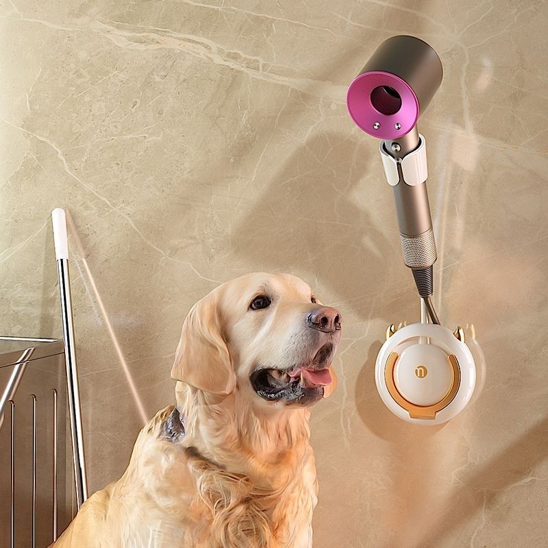 Giá treo máy sấy tóc rảnh tay Giá treo máy sấy tóc không cần khoan cầm tay mới Giá Treo Máy Sấy Tóc/