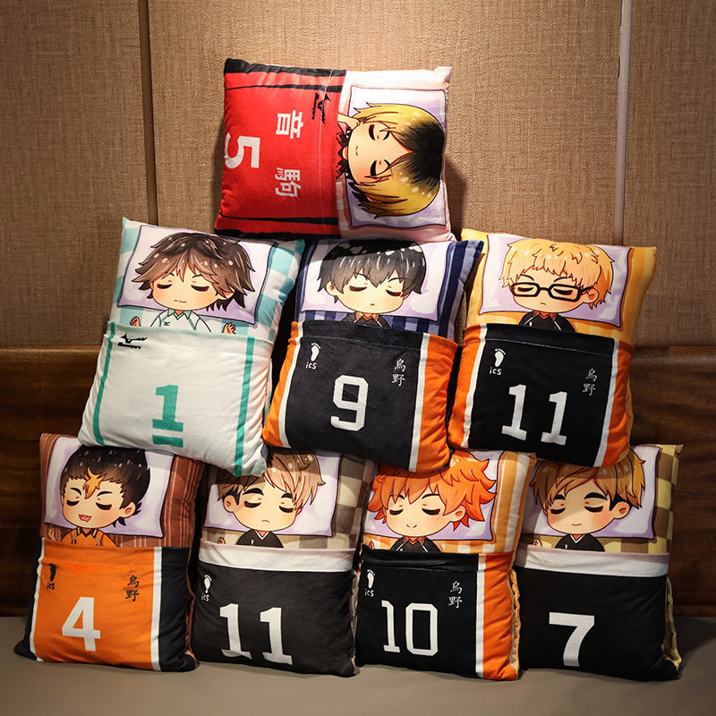 Anime Haikyuu Tobio Kageyama Hinata Shoyo Gối Cosplay Đồ Chơi