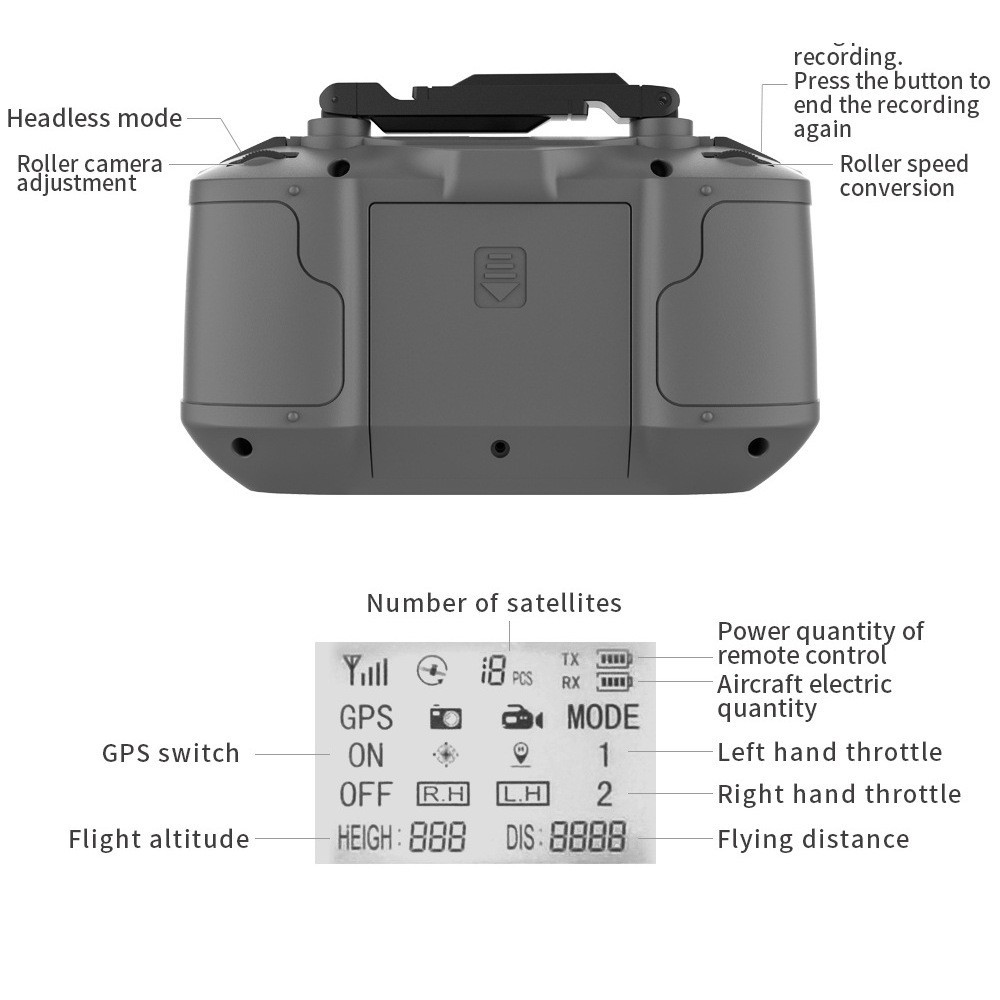 L600 PRO TRANG BỊ GPS 2 CAMERA CẢM BIẾN QUANG GIỮ VỊ TRÍ | BigBuy360 - bigbuy360.vn