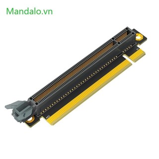 Bộ chuyển đổi thẻ mở rộng nâng ngược góc phải pcie 16x 3 0 90 độ cho 1u