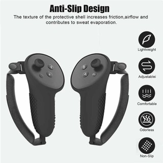 For Meta Quest 3 Silicone Protective Shell Set Controller Grip Cover Face Case Anti-Leakage Nose Pad VR Accessories
