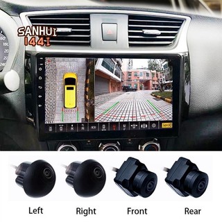 360° Camera ô tô Camera quan sát phía sau Tầm nhìn vòm toàn cảnh 1080P AHD Phải + Trái + Mặt trước + Hệ thống Camera quan sát phía sau cho Android Radio tự động