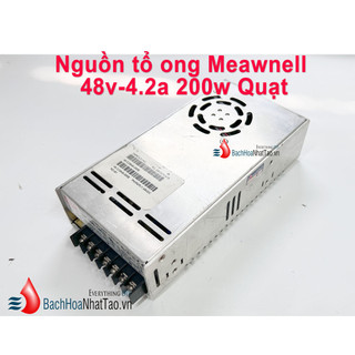 Nguồn tổ ong meanwell 48v-4.2 a 200w quạt