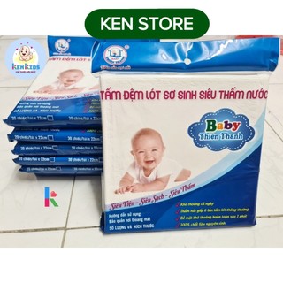 (Gói 20 tờ) Lót phân su tấm lót chống tràn siêu thấm nước cho bé sơ sinh Thiên Thanh KEN STORE