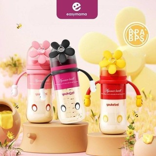 Bình sữa cho bé ppsu Bình sữa thay đổi màu sắc có tay cầm Bình sữa cỡ lớn Bình sữa chống đầy hơi Bình sữa cho bé Cảm biến nhiệt độ Bình sữa cho bé 6 tháng Bình sữa cho bé easymama