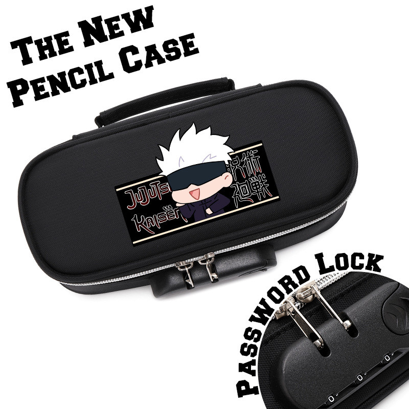 Gojo Satoru Jujutsu Kaisen Inumaki Toge Bảo vệ mật khẩu Hộp bút chì Túi đựng đồ chơi đa chức năng