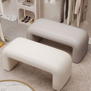 Ghế thay giày ở lối vào có ghế ngồi, ghế dài tích hợp ở đầu giường phòng ngủ, sang trọng nhẹ nhàng cao cấp