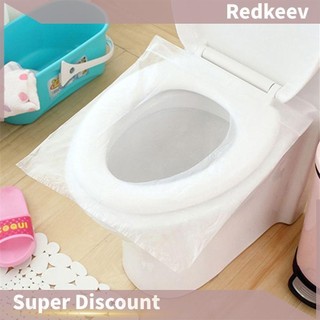 Set 50 Vỏ Bọc Bệ Ngồi Toilet Bằng PE Dành Cho Người Lớn Và Trẻ Em