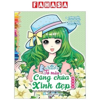 Sách tô màu công chúa xinh đẹp - công chúa đồng quê