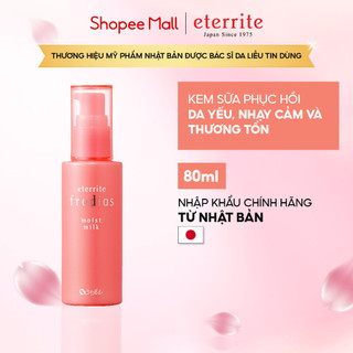 Kem Dưỡng Sữa ETERRITE Fredias Moist Milk Dưỡng Ẩm Phục Hồi Da Yếu, Nhạy Cảm, Thương Tổn 80ml VF062