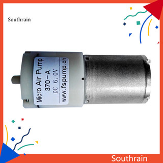 Sou dc 6v mini 370 động cơ máy bơm không khí huyết áp máy bơm oxy bể cá