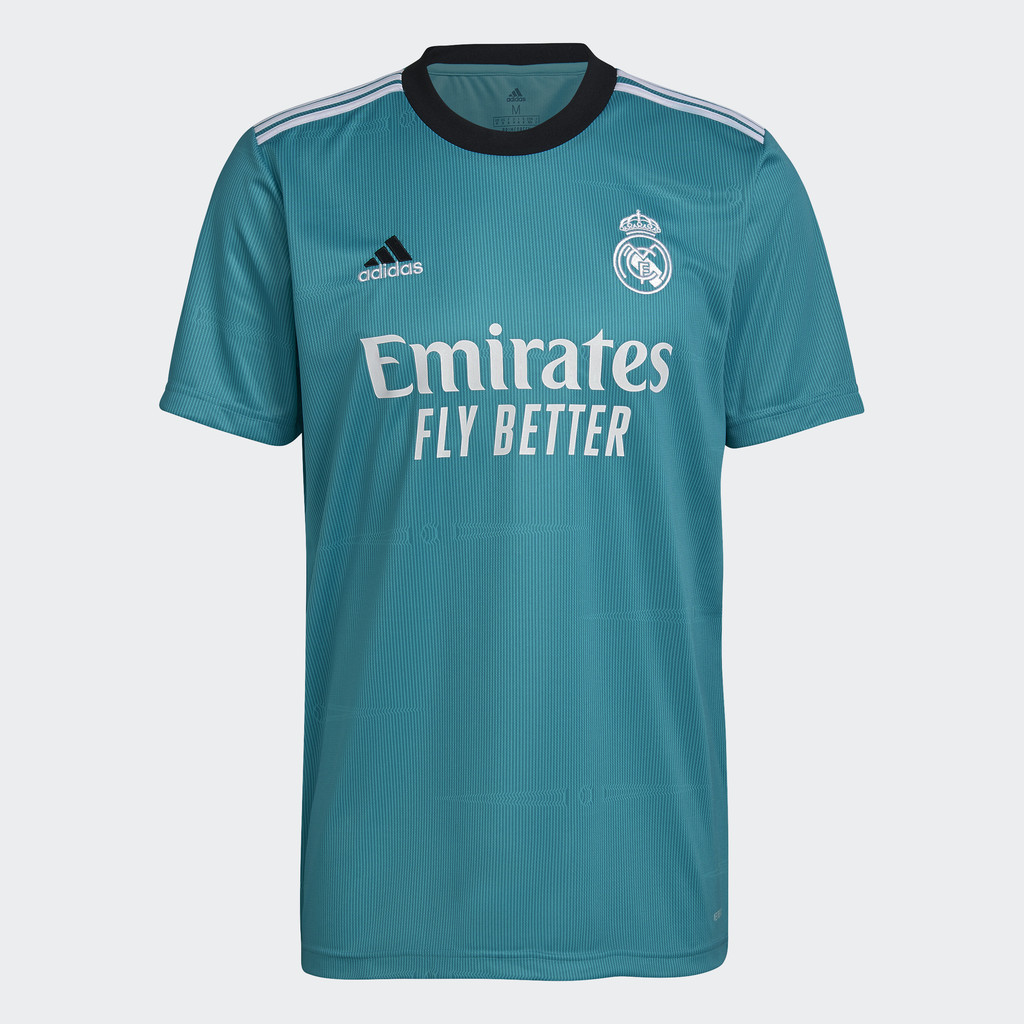 adidas Bóng đá Áo Đấu Thứ Ba Real Madrid 21/22 Nam Ngọc lam H40951