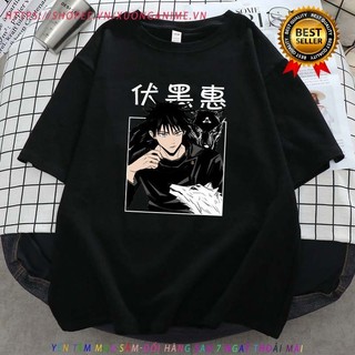 NEW🔥 Áo Phông Anime Jujutsu Kaisen Fushiguro Megumi 2 màu đen trắng siêu HOT mẫu mới cực chât