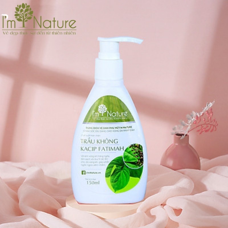 Dung dịch vệ sinh phụ nữ  Trầu không chính hãng 150ml ,ddvs phụ nữ tốt cho phụ khoa vùng kín hết khí hư nấm ngứa mùi hôi