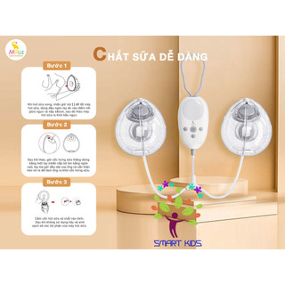 Máy hút sữa điện đôi Moaz BéBé MB-075
