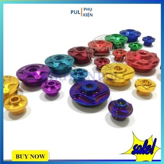 Ốc mâm lửa Ex 150 nhôm cnc nhiều màu trang trí làm đẹp xe Exciter 150