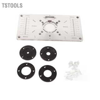 TSTOOLS Máy cắt tỉa Tấm lật hợp kim nhôm Hướng dẫn phay Bảng vát cạnh cho chế biến gỗ