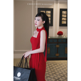 Đầm Cup Dây Quấn Chouchou [Ảnh thật cam thường hình cuối]
