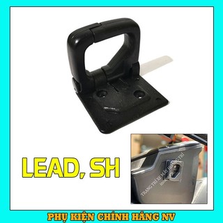 Móc treo đồ xe máy lead, sh nhựa cao cấp màu đen teentop