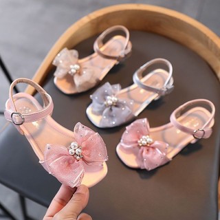 Giày sandal bé gái phong cách mới bé gái giày công chúa vừa lớn trẻ em bé gái giày thường ngày bé gái dép cho bé