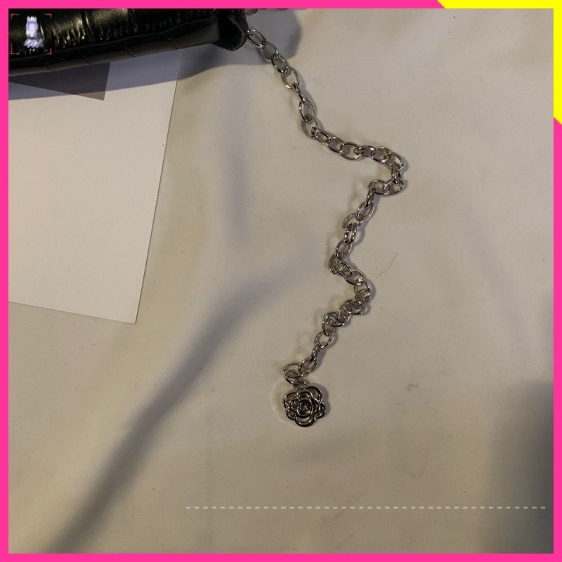 Thời Trang Túi Đeo Chéo Ngực mini Phối Dây Xích Thời Trang Xuân Hè 2021 Cao Cấp Cho Nữ