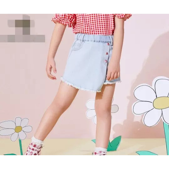 Quần short jean giả váy hàng BALABALA xuất