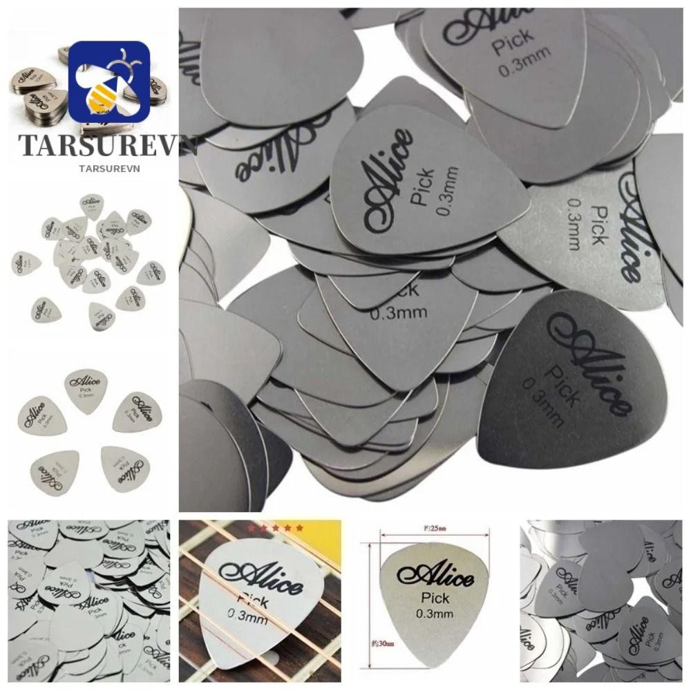 Tarsurevn 1 / 5 Chiếc Đàn Guitar Kim Loại Chọn, Đàn Guitar Điện Thay Thế Bass Đàn Guitar Acoustic Picks, Đàn Guitar Điện Accesorios Lấp Lánh Đàn Guitar Pick Plectrum Ukulele Picks