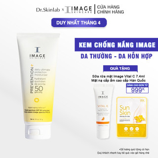 Kem chống nắng dành cho da thường, hỗn hợp Image Skincare Prevention Daily Ultimate Protection Moisturizer SPF50 (91g)