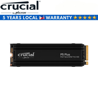 Crucial p5 plus 4tb / 2tb m.2 2280 pcie gen4 nvme ssd bên trong có tản nhiệt 1tb / 500gb