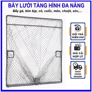 Lồng Lưới Tàng Hình Bẫy Gà, Bìm Bịp, Quốc, Chim Sẻ, Cò, Cuốc, Cút Rừng - Hiệu Quả 100%