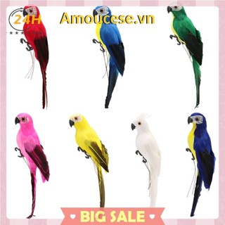 Mô Phỏng Nhân Tạo Xốp Chim Vẹt Lông Vũ Vườn Chim Chống Đỡ Trang Trí Cho Bữa Tiệc