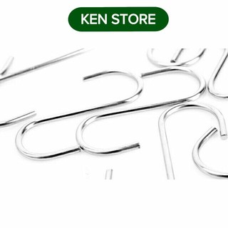 Combo 5 móc treo đồ inox , móc chữ S nhiều cỡ lựa chọn KEN STORE