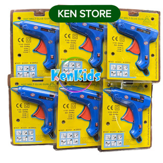 [ LOẠI 1 ] Súng bắn keo lớn 60W kèm 5 cây keo nến KEN STORE