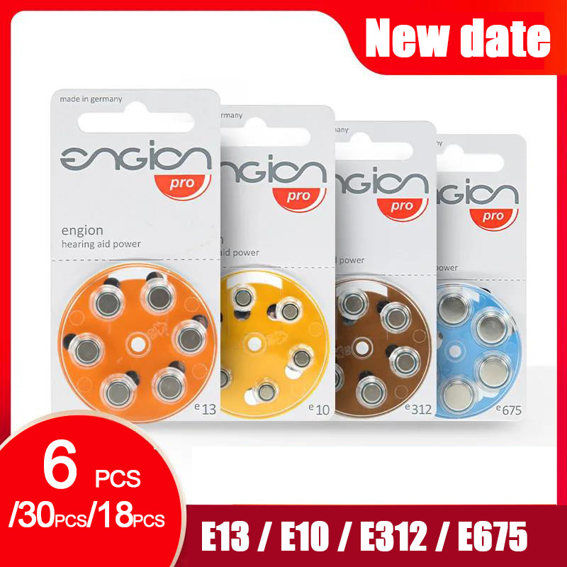 6 / 18 chiếc Pin trợ thính / e312 S312 P312 PR41 A312 / e10 A10 P10 / A13 13A E13 ZA13 13 PR48 / A67