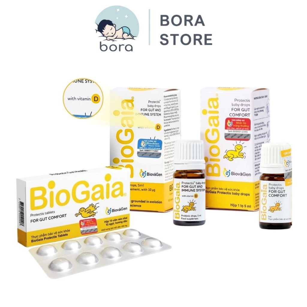 Men vi sinh Biogaia Protectis Drops Vitamin D3 chính hãng tăng cường hệ tiêu hóa, hỗ trợ bé hấp thụ 