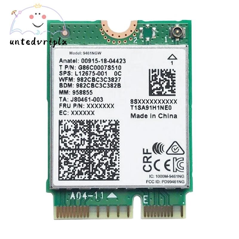 🔥Thẻ WiFi PCB cho 9461NGW Thẻ WiFi AC 9461 2.4G / 5G Băng tần kép 802.11AC M2 Chìa khóa E CNVI Bluet