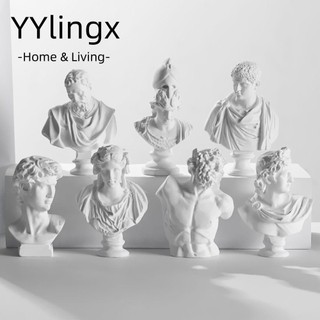 YYlingx Tượng Điêu Khắc Thủ Công Mini Bằng Thạch Cao Đồ trang trí Bức Tượng Thần Thoại Hy Lạp Để Bàn Trang Trí Nhà Cửa