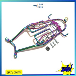 Baga Winner X mẫu thon dày 10ly gắn giữa có móc treo đồ và phần mở rộng gắn giữa chắc chắn dễ dàng lắp đặt