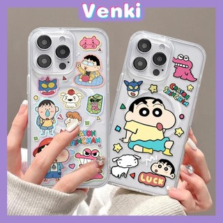 VENKI - Ốp điện thoại Cho iPhone 15 Pro Max iPhone 11 Ốp Lưng Từ Tính Mạnh Acrylic Trong Suốt Cứng Ban TPU Mềm Khung Chống Sốc Phim hoạt hình trẻ em dễ thương Tương thích với iPhone 14 13 12 11 XS XR 7Plus 8Plus