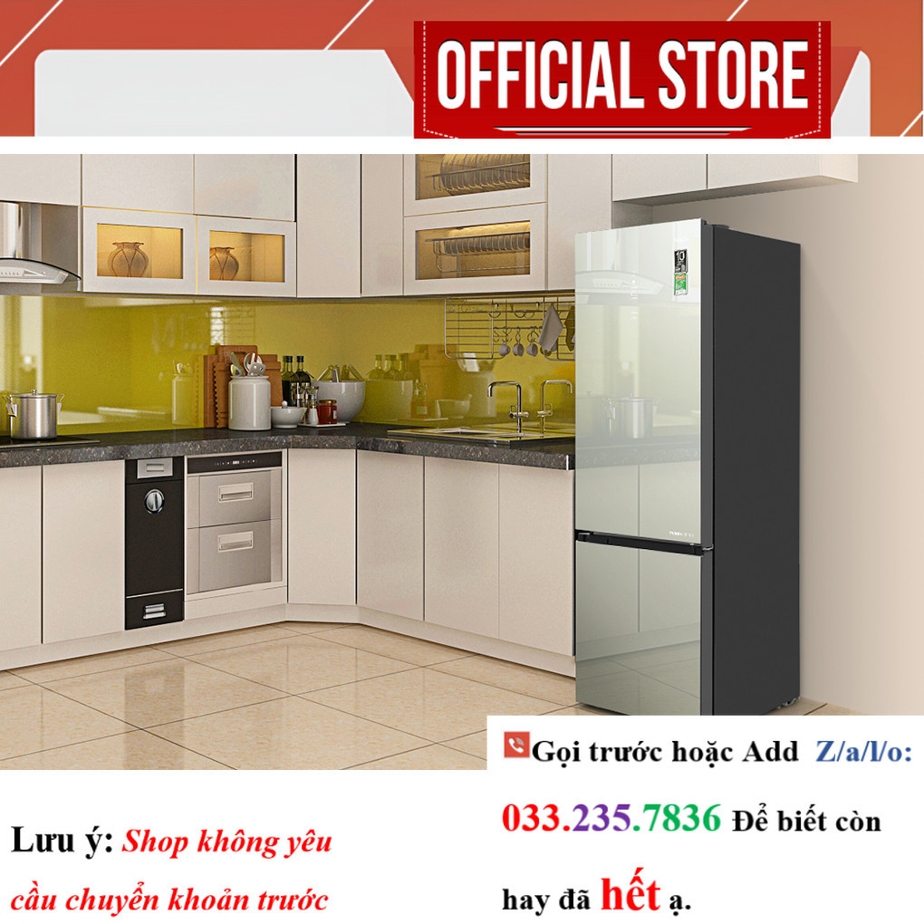 Tủ lạnh Aqua Inverter 292 lít AQR-B350MA(GM) <SALE<