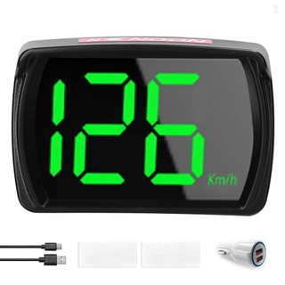Knmoon Màn hình hiển thị đầu xe hơi KM / H MPH GPS Đồng hồ tốc độ kỹ thuật số có đèn LED Hiển thị phông chữ lớn Bộ chuyển đổi sạc xe hơi cho ô tô, xe tải, SUV, xe máy