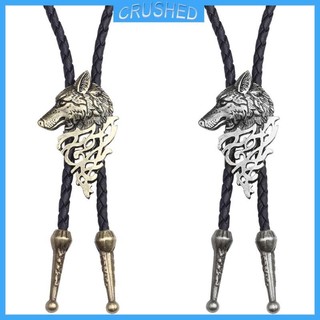 Crush Phong Cách Đồng quê Bolo Tie Rodeo Cao Bồi Sói Cà Vạt Vòng Cổ Trang Phục Phụ Kiện