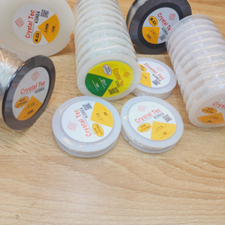  Combo 2 cuộn Dây cước xâu chuỗi co dãn để xỏ chuỗi hạt hạt đá phong thủy vòng tay vòng cổ hạt gỗ 