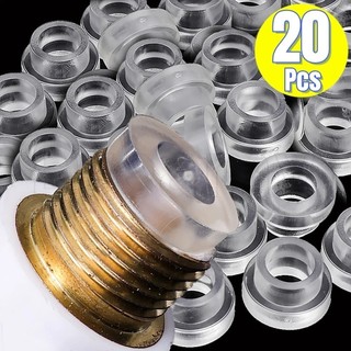 20 Cái Chốt Van Cao Su - Gioăng Niêm Phong Vòi - Dành Cho Phích Cắm Hệ Thống Nước - Ngăn Ngừa Vòng Nhỏ Giọt - Silicon, Tích Hợp 4 Điểm, Chống Rò Rỉ - Khóa Cắm Ống Ren