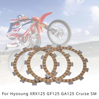 Phụ Kiện Xe Máy Sợi Kelaf Ma Sát Đĩa Ly Hợp Cho Hyosung XRX125 2000-2009 GF125 GA125 Cruise 99-03 GF GA XRX 125 SM