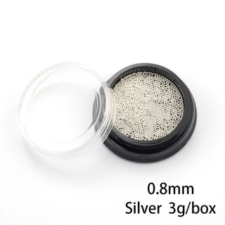 Bi sắt màu trắng - vàng size mini 0.8mm