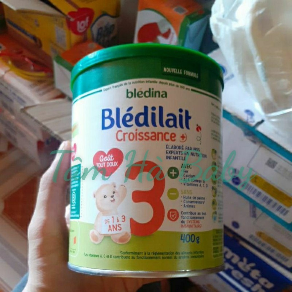 Sữa bột Bledilait Croissance số 3 hộp 400g ( shop mẹ và bé THM )